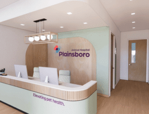 plainsboro animal hospital front lobby